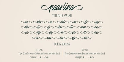 Pearline Font Poster 10