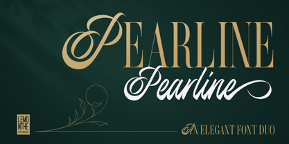 Pearline Font Poster 1