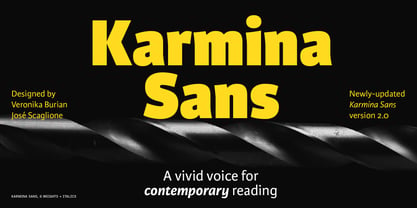 Karmina Sans Font Poster 1