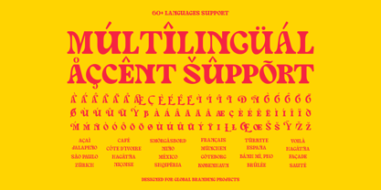 Bysta Bangor Font Poster 15