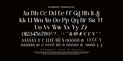 Trinalo Font Poster 2