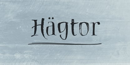 Haegtor Font Poster 1