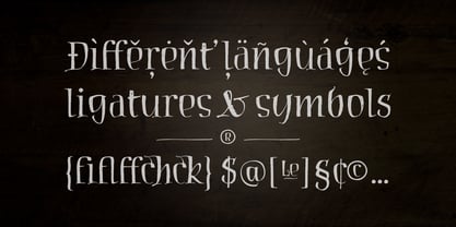 Haegtor Font Poster 10