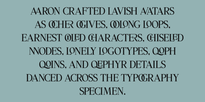 Orvella Font Poster 4
