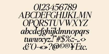Orvella Font Poster 9
