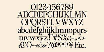 Orvella Font Poster 8