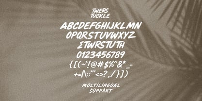 Twers Tuckle Font Poster 6