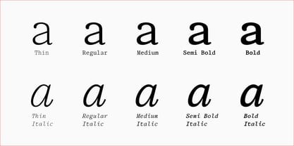 Mesagni Mono Font Poster 2