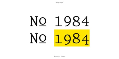 Mesagni Mono Font Poster 9