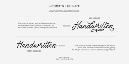 Messy Angelic Font Poster 9