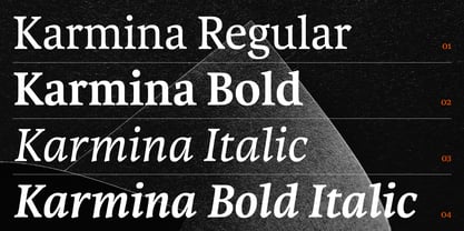 Karmina Font Poster 3