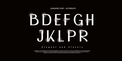 Jangkrik Font Poster 5