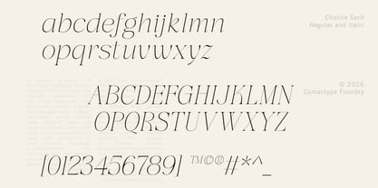 Cholice Font Poster 9