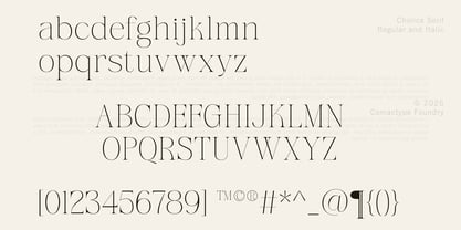 Cholice Font Poster 7