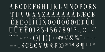 Cassaje Font Poster 9