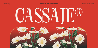 Cassaje Font Poster 1