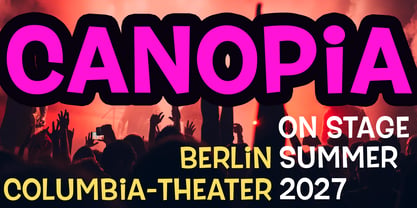 Canopia Font Poster 1