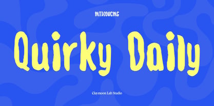 Quirky Daily Font Poster 1