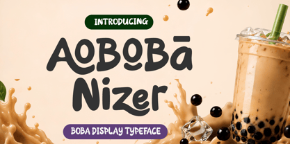 Aoboba Nizer Font Poster 1