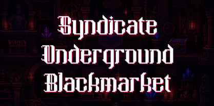 Morglitch Font Poster 5