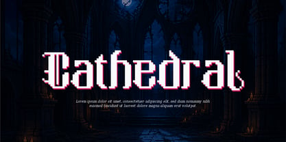 Morglitch Font Poster 3