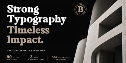 Boldrion Font Poster 6