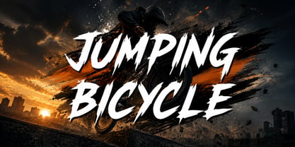 Hunter Velocity Font Poster 3