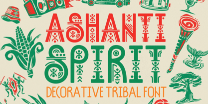 Ashanti Spirit Font Poster 1