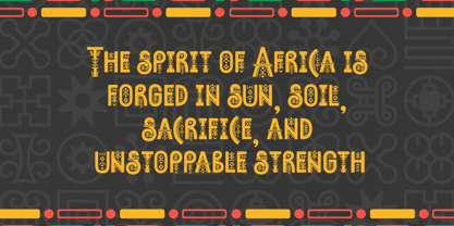 Ashanti Spirit Font Poster 6