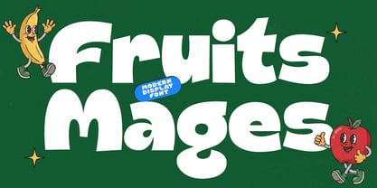 Fruits Mages Font Poster 1