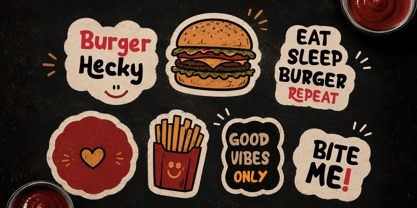 Heckybrave Font Poster 9