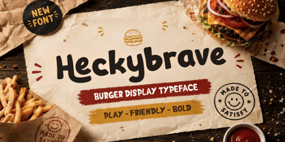 Heckybrave Font Poster 1