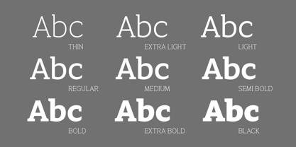 AC Texto Serif Font Poster 2