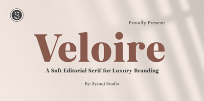 Veloire Font Poster 1
