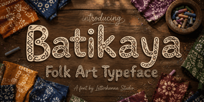 Batikaya Font Poster 1
