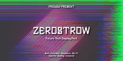 Zerostrow Font Poster 1