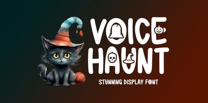 Voice Haunt Font Poster 1