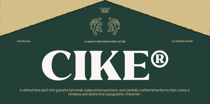 Cike Font Poster 1