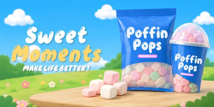 Poffin Pops Font Poster 2