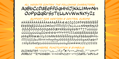 Thru Thick And Thin Font Poster 6