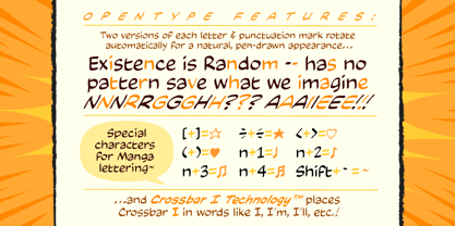 Thru Thick And Thin Font Poster 4