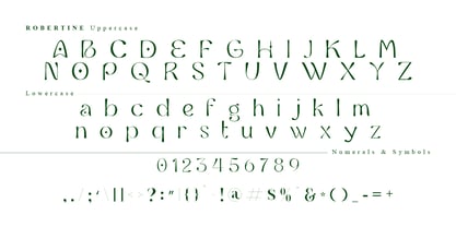 Robertine Font Poster 3