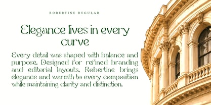 Robertine Font Poster 4