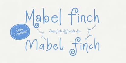 Mabel Finch Font Poster 11
