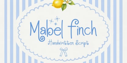 Mabel Finch Font Poster 1