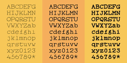 Organic Display Font Poster 2