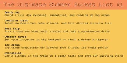 Organic Display Font Poster 8