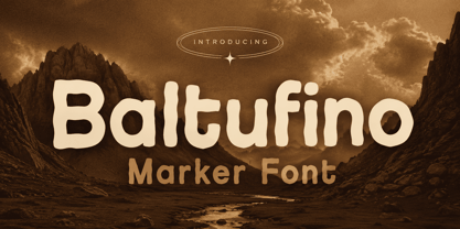 Baltufino Font Poster 1