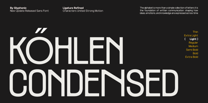 GC Kohlen Font Poster 1
