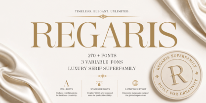Regaris Font Poster 9